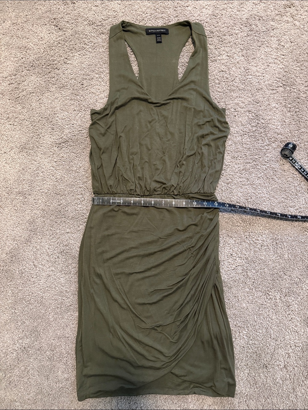 Olive Green Racerback Dress